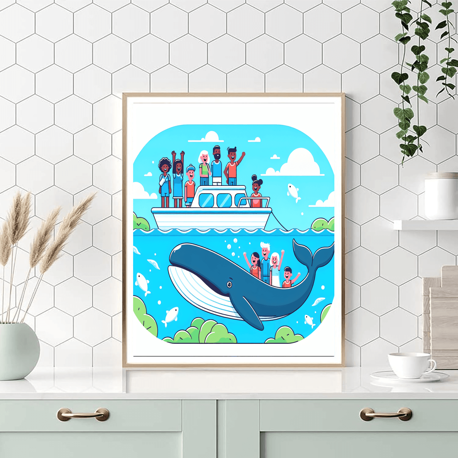 Whale Watch Wonders Painting Number Kit