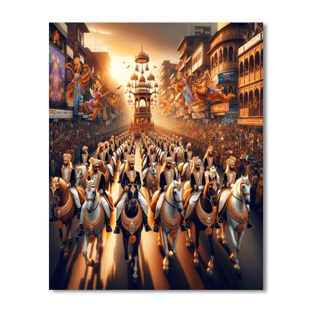 Durbar Festival - Nigeria Painting By Numbers Kit