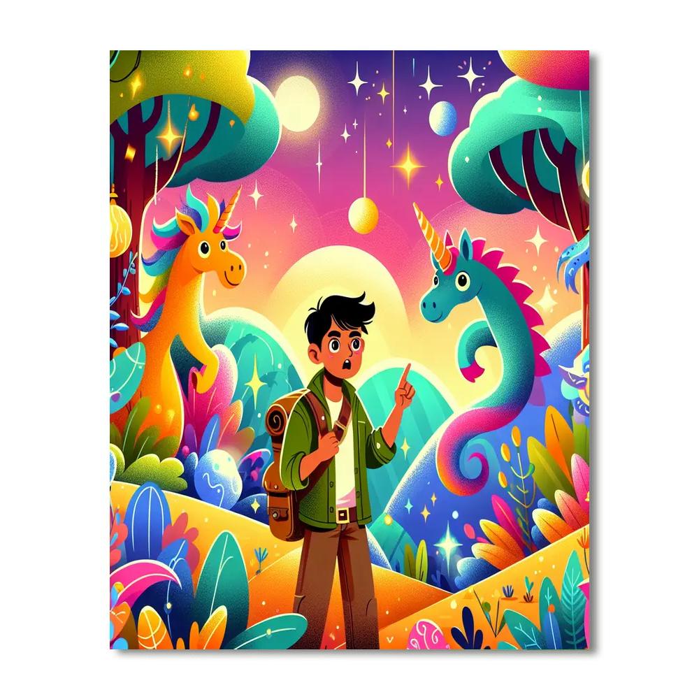 Enchanted Expedition Paint By Numbers Art