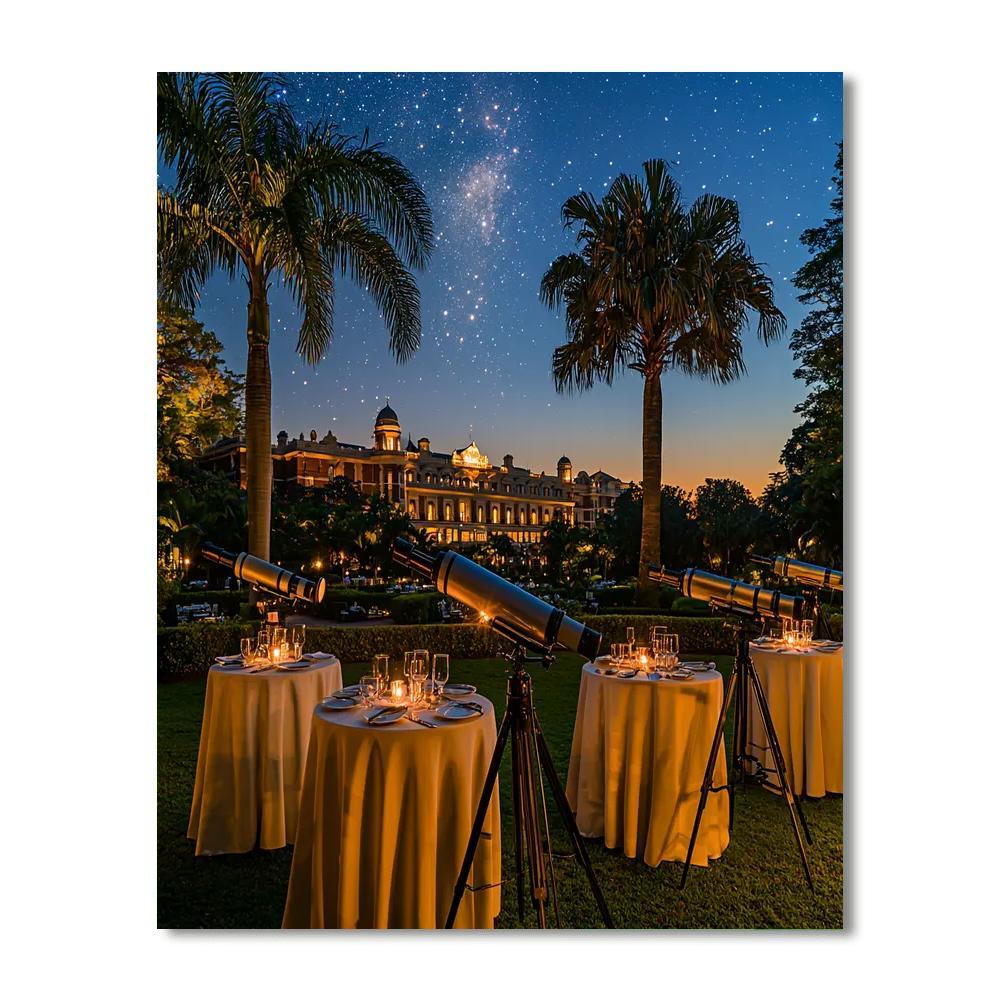 Mount Nelson Star Gazing - Cape Town Numbered Painting Kits