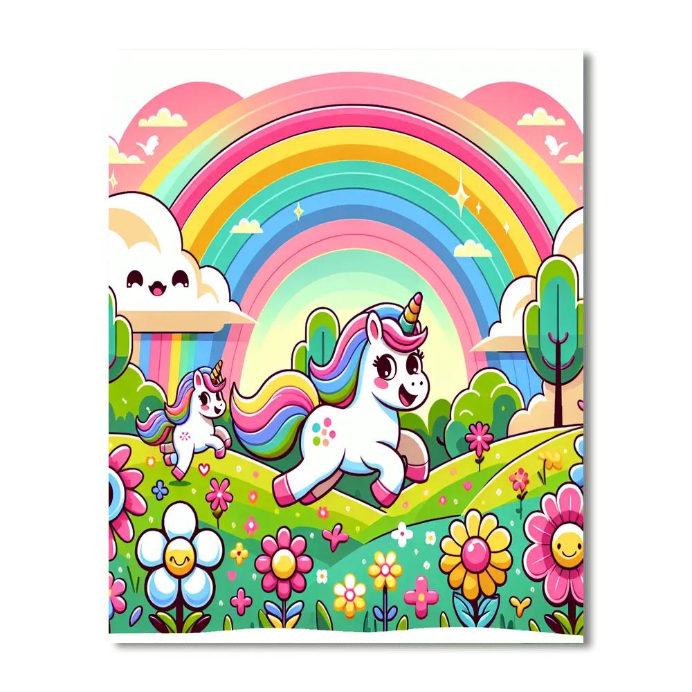 Unicorn Meadows Magic Paint By Number