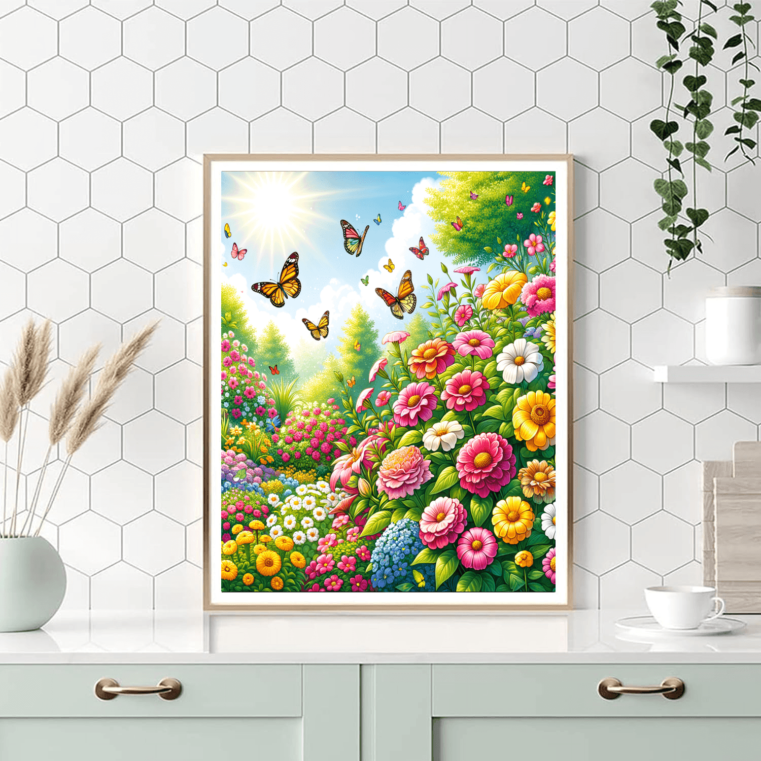 Sunny Garden Escape Paint By Number