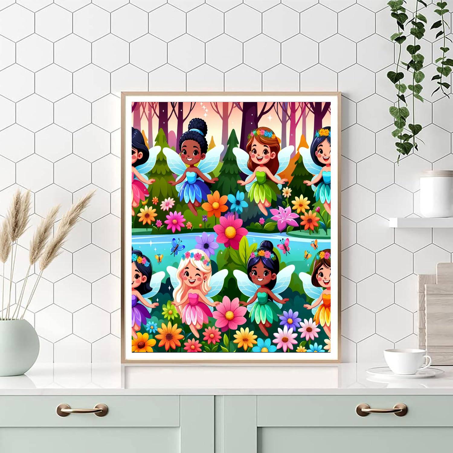 The Secret Garden Of Fairies DIY Paint By Numbers