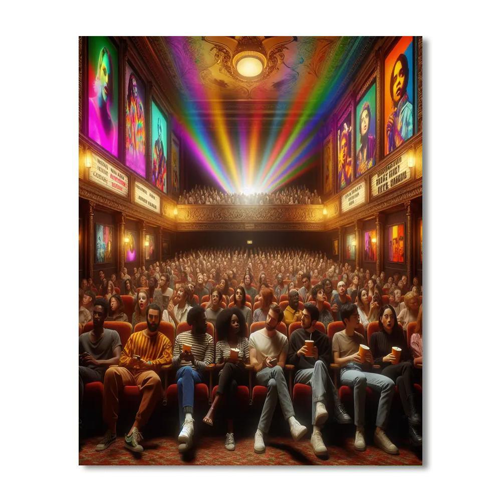 Krakow Film Festival Painting Number Kit