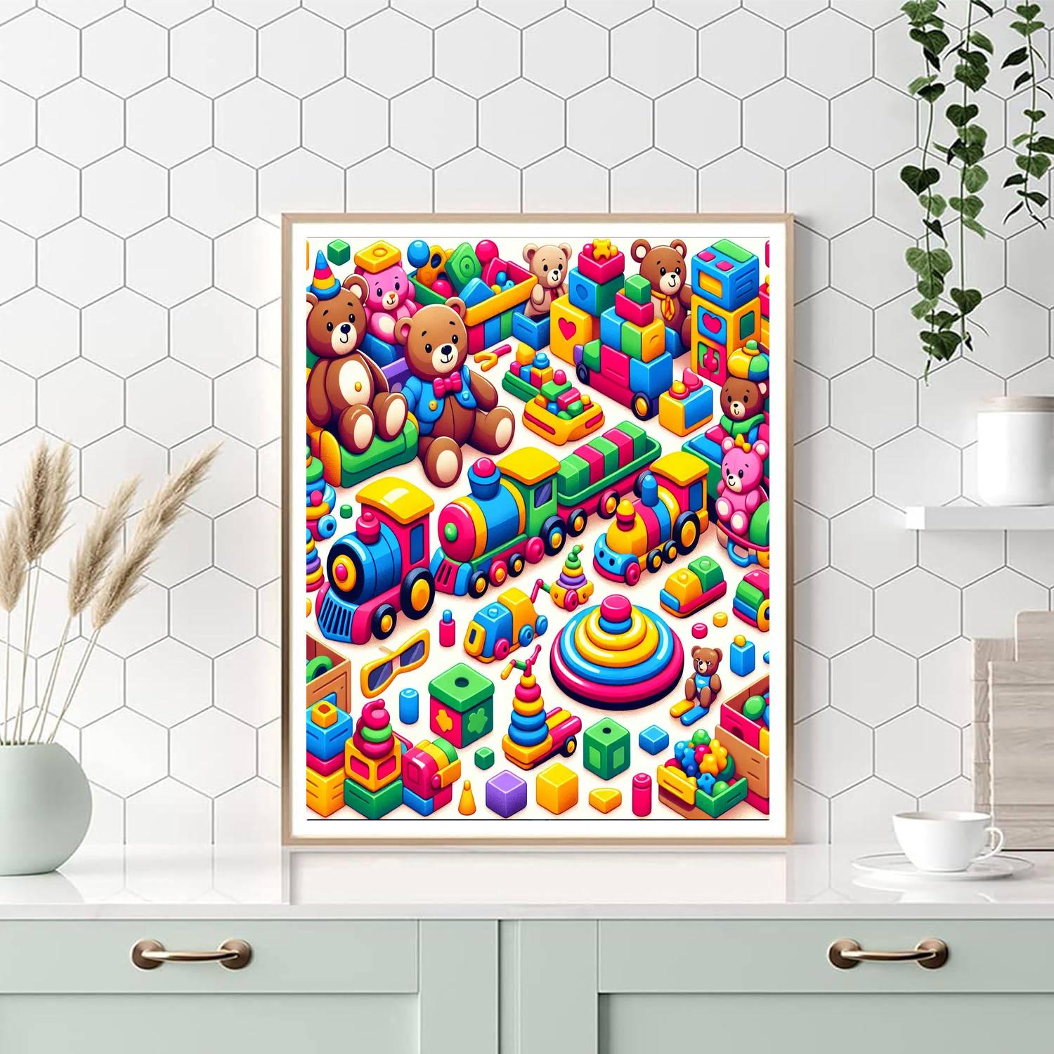 Toyland Adventures Number Painting