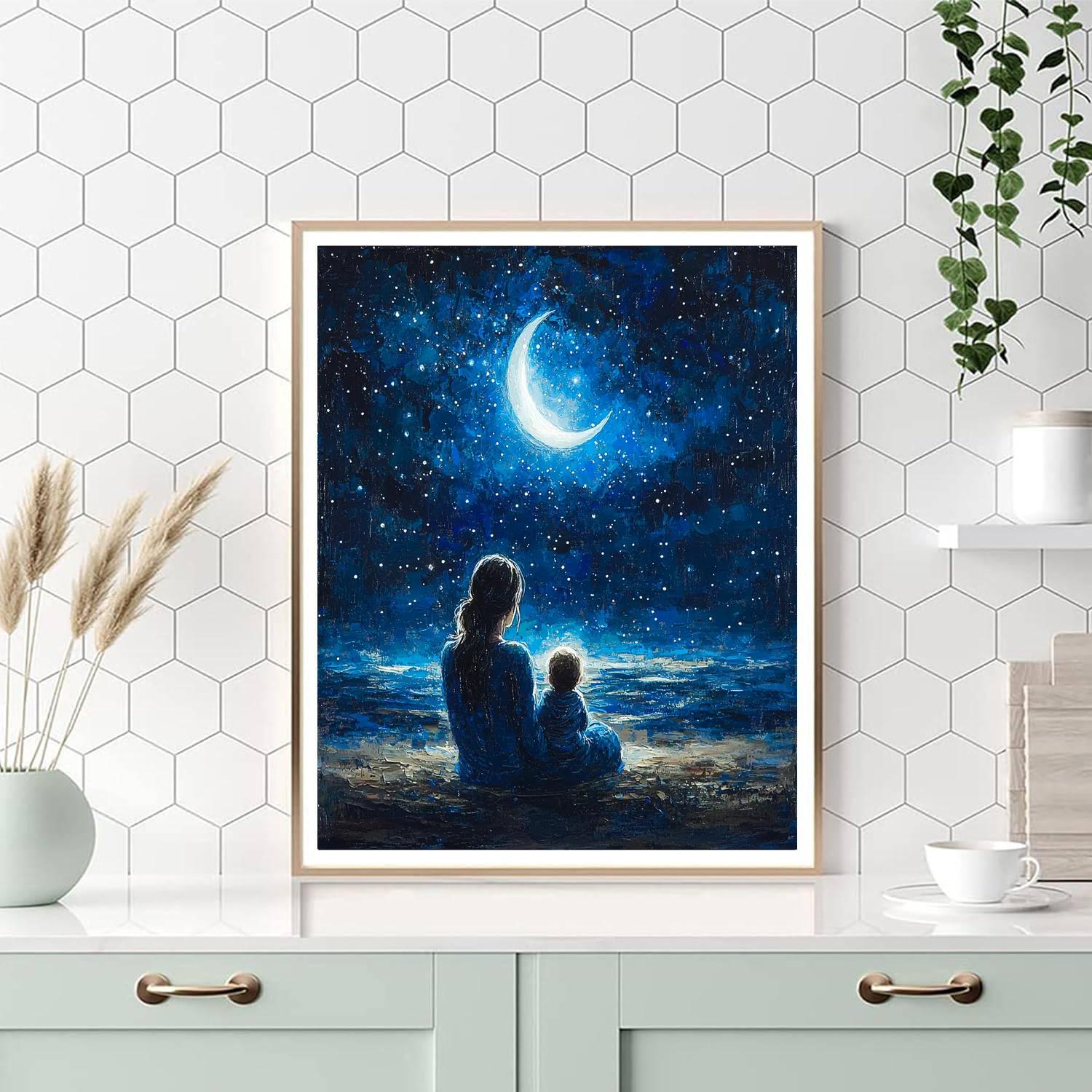 Crescent Moon Lullabies Paint By Number