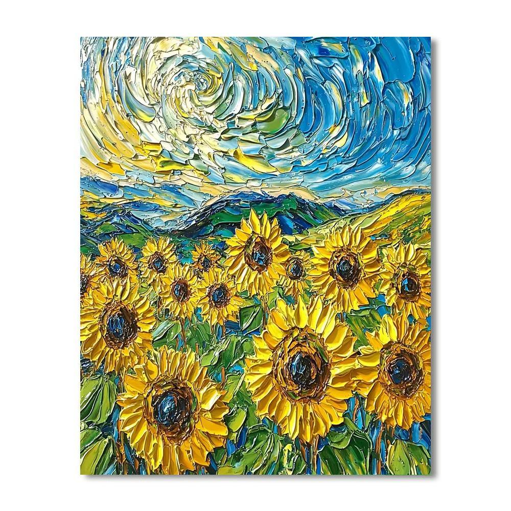 Vincent Van Gogh Inspired Reflections Of Summer  Paint By Color