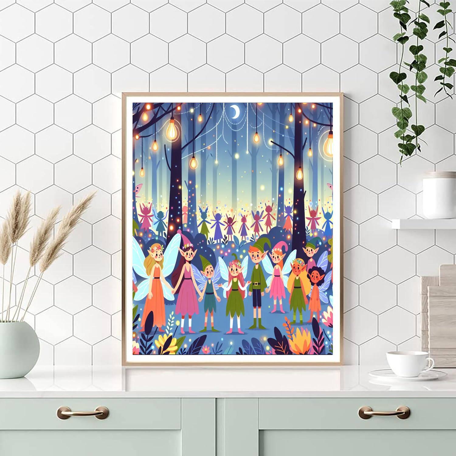 Magic Forest Quest Painting By Numbers Kit