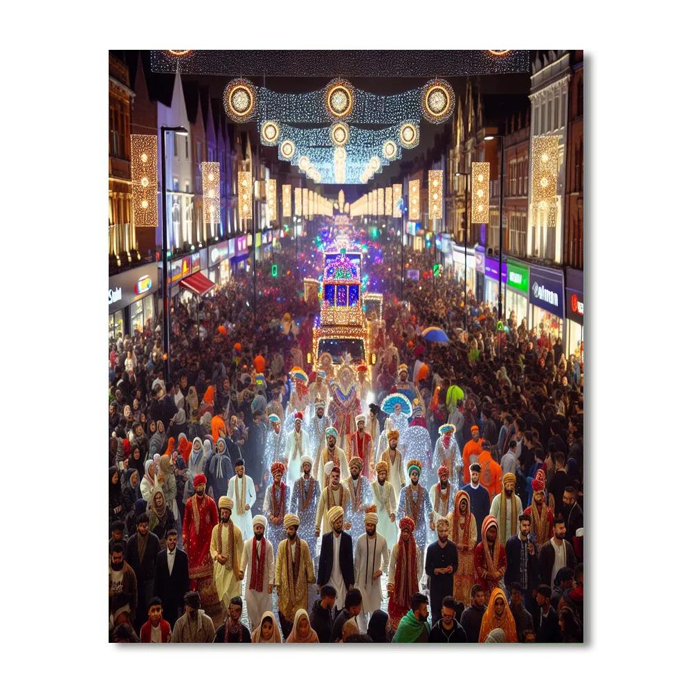 Diwali Lights Festival - Uk DIY Paint By Numbers