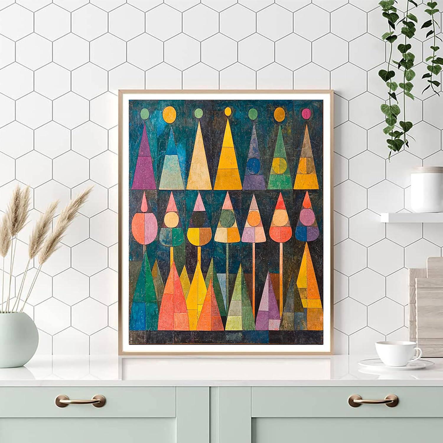 Paul Klee Inspired Childlike Wonder  Paint By Number