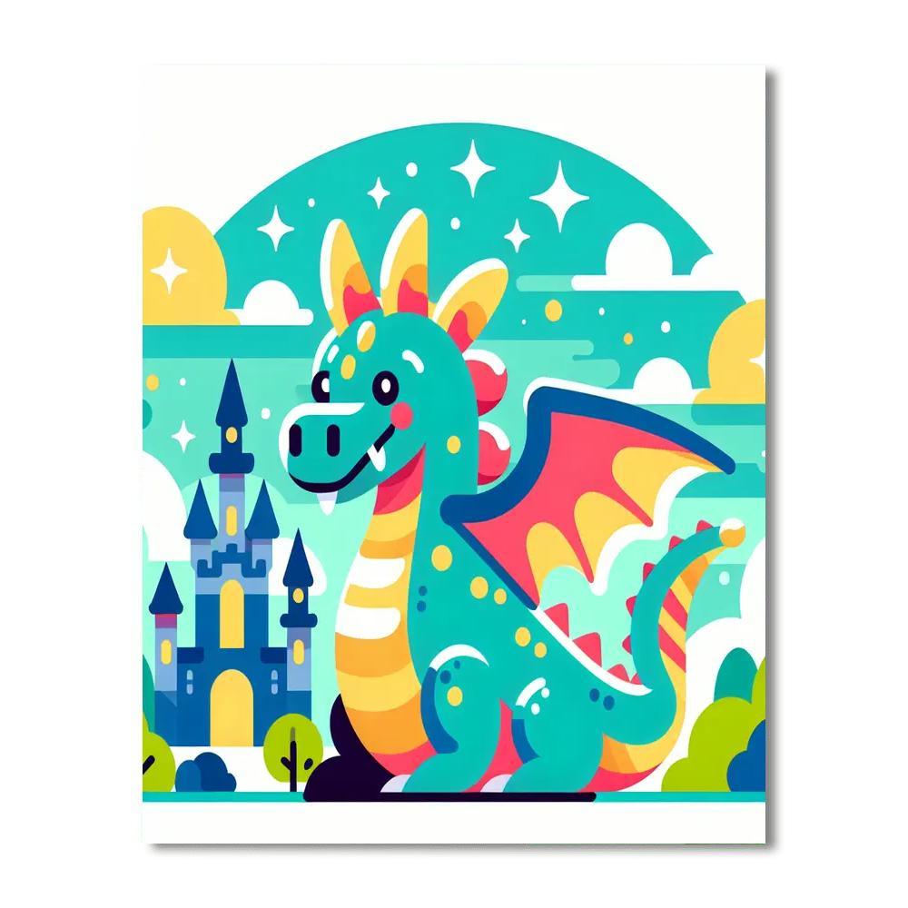 Kingdom Of Dragons Paint By Number