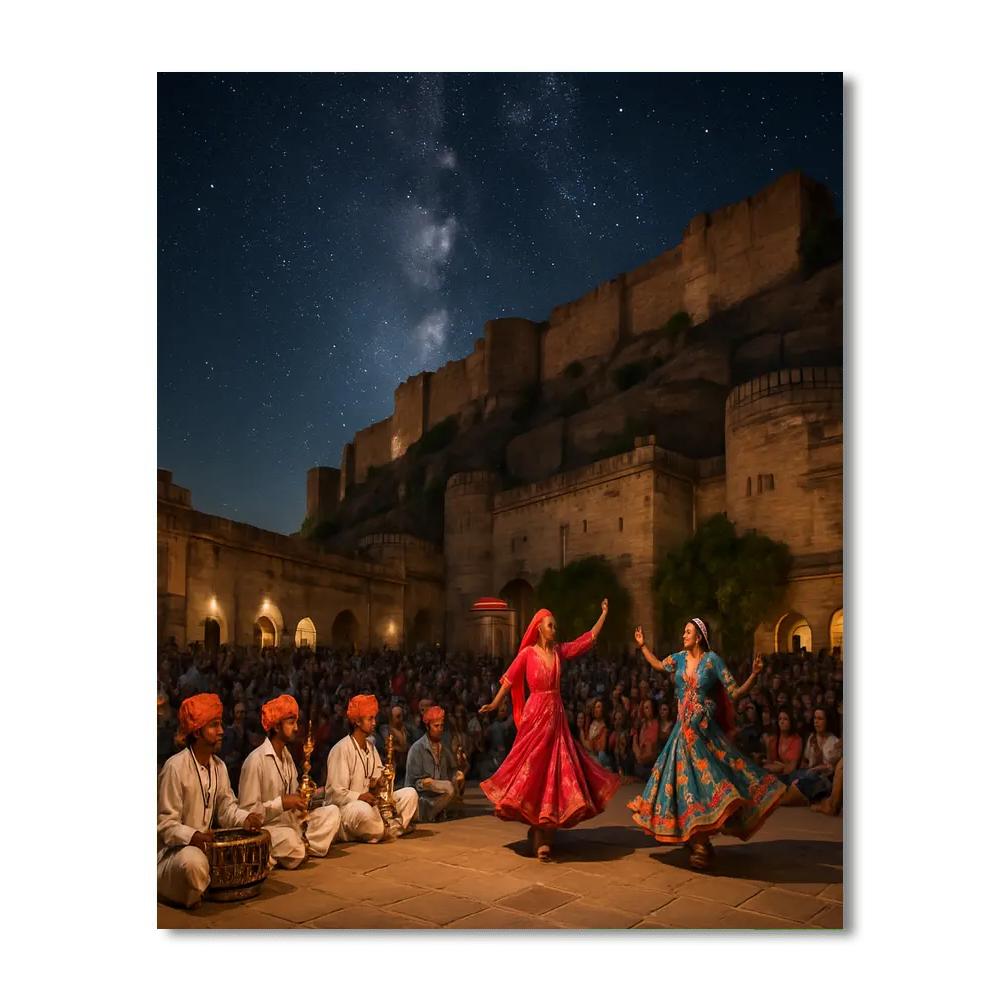 Rajasthan International Folk Festival - India Paint By Number