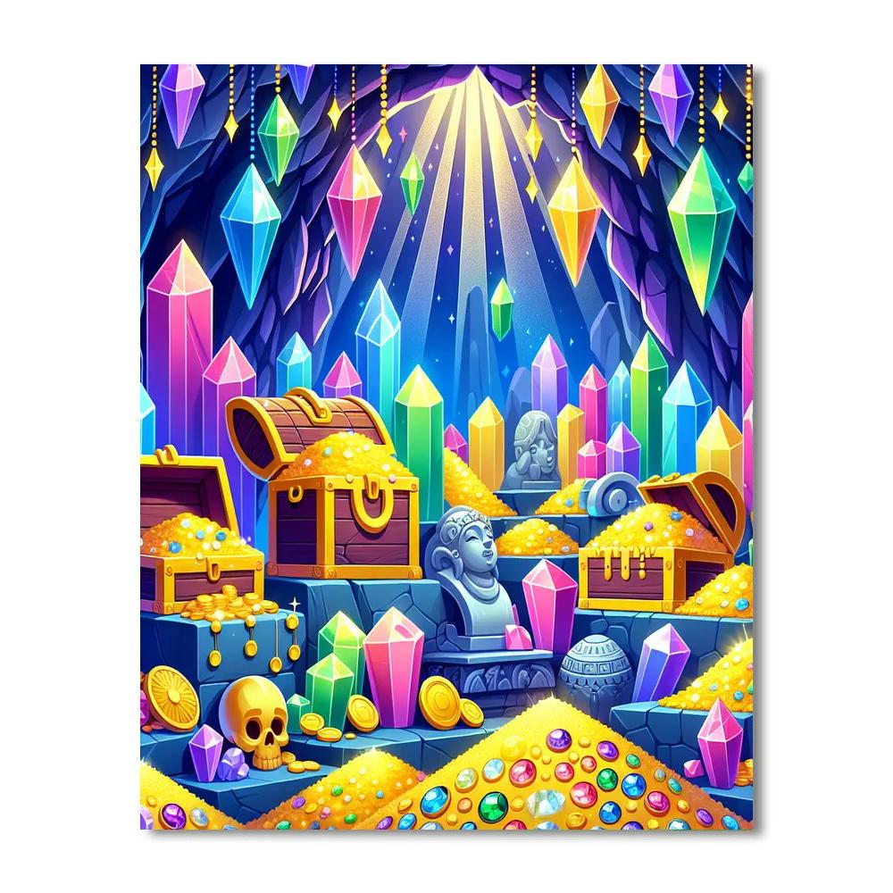 Treasure Cave Exploration Paint By Number