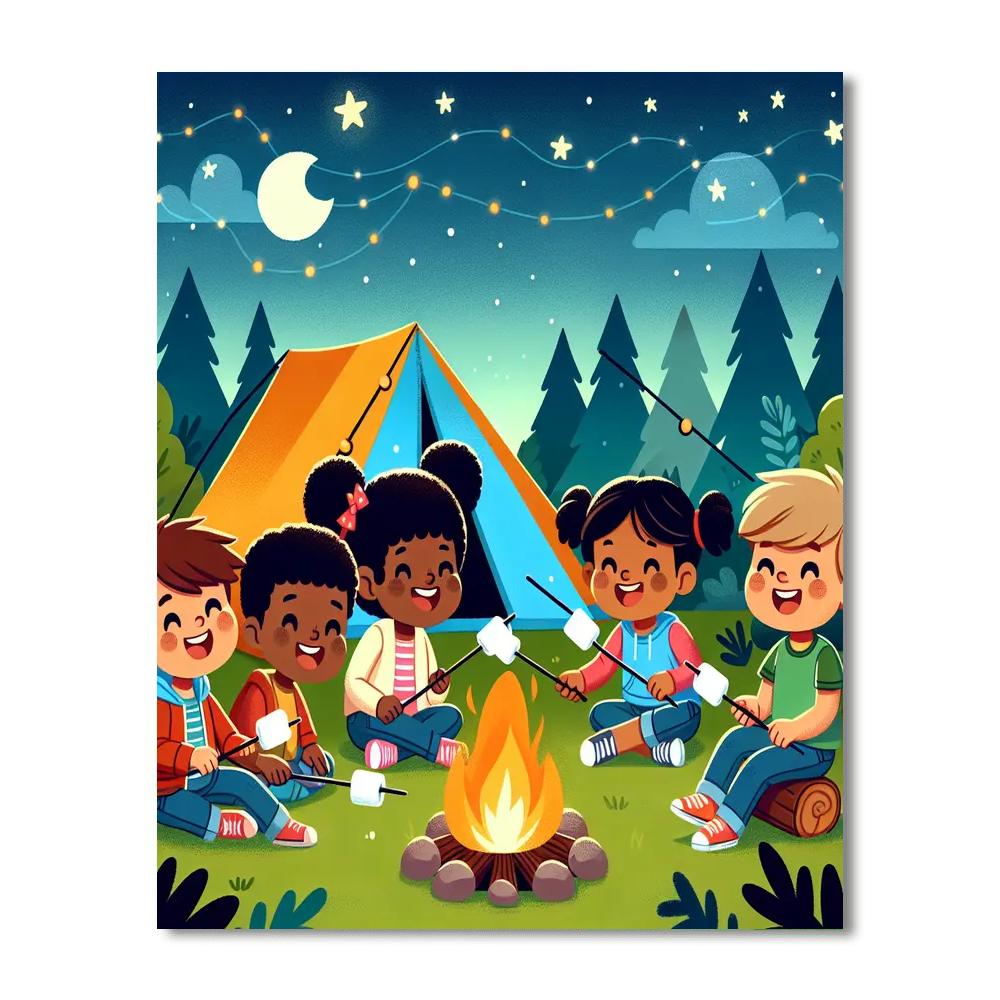 Camping Quest Paint By Numbers