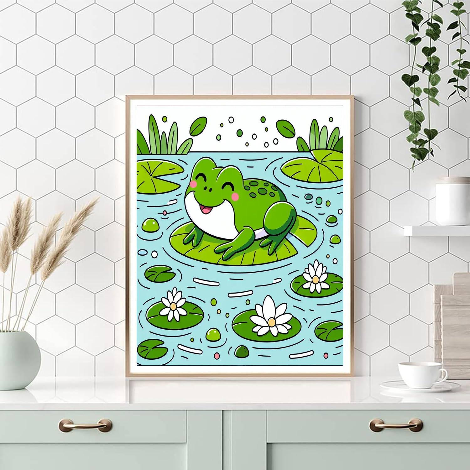 Jolly Frog Paint By Number