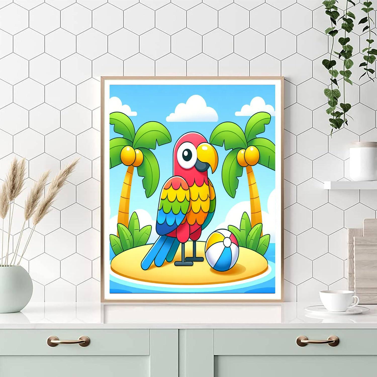 Tropical Island Escapade Paint By Number