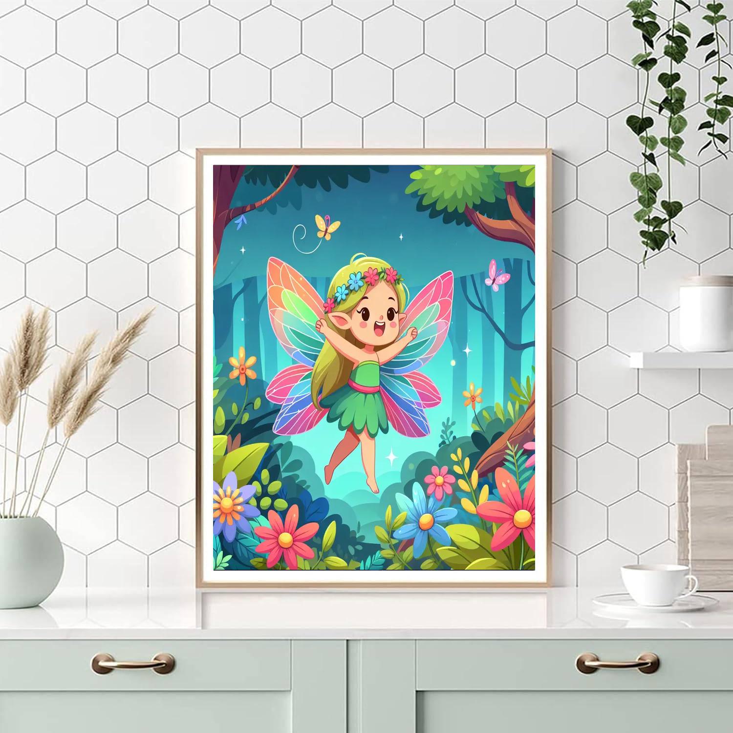 Daring Little Fairy Number Painting