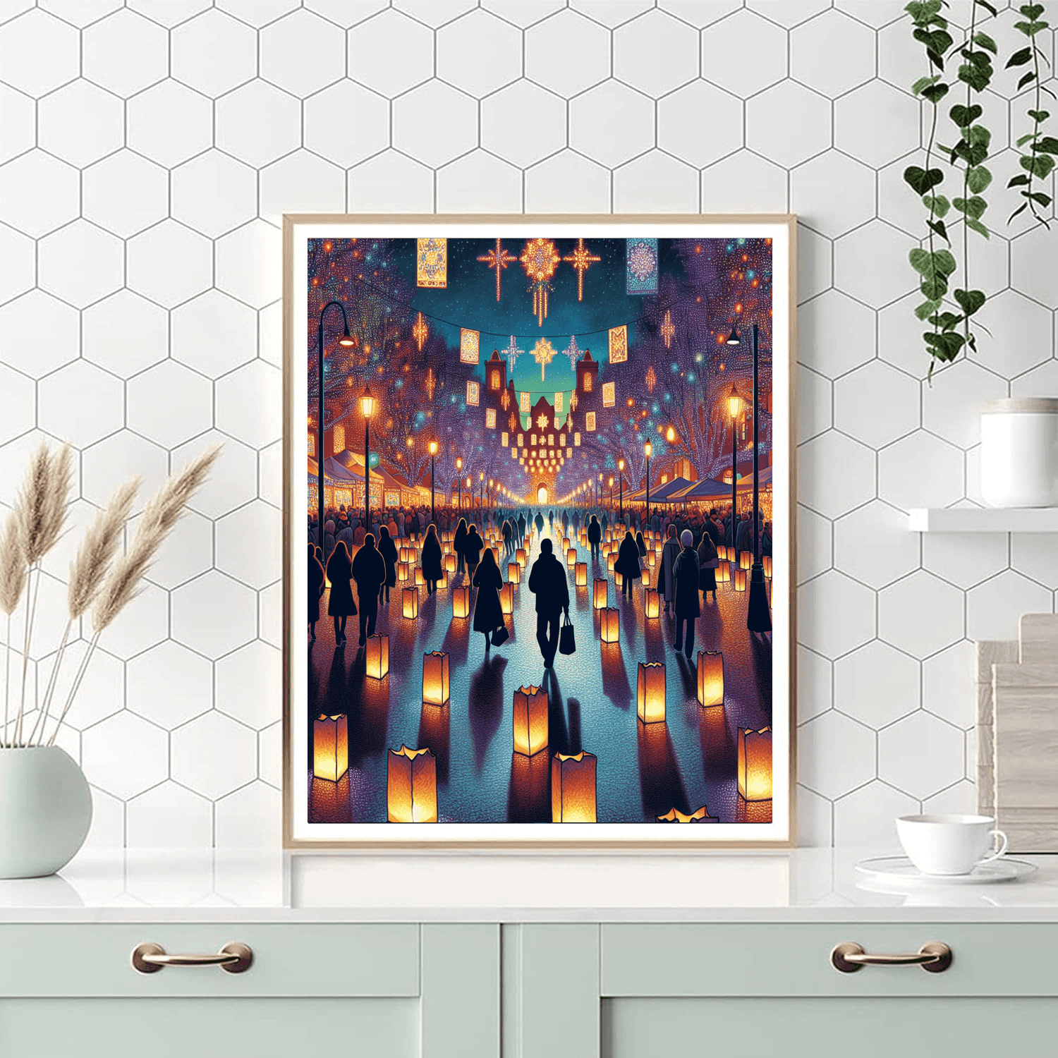 Luminaria Festival - Usa Numbered Painting Kits