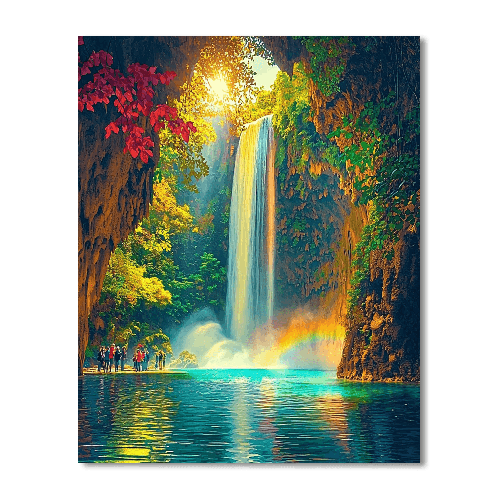 Duden Waterfalls Numbered Painting Kits