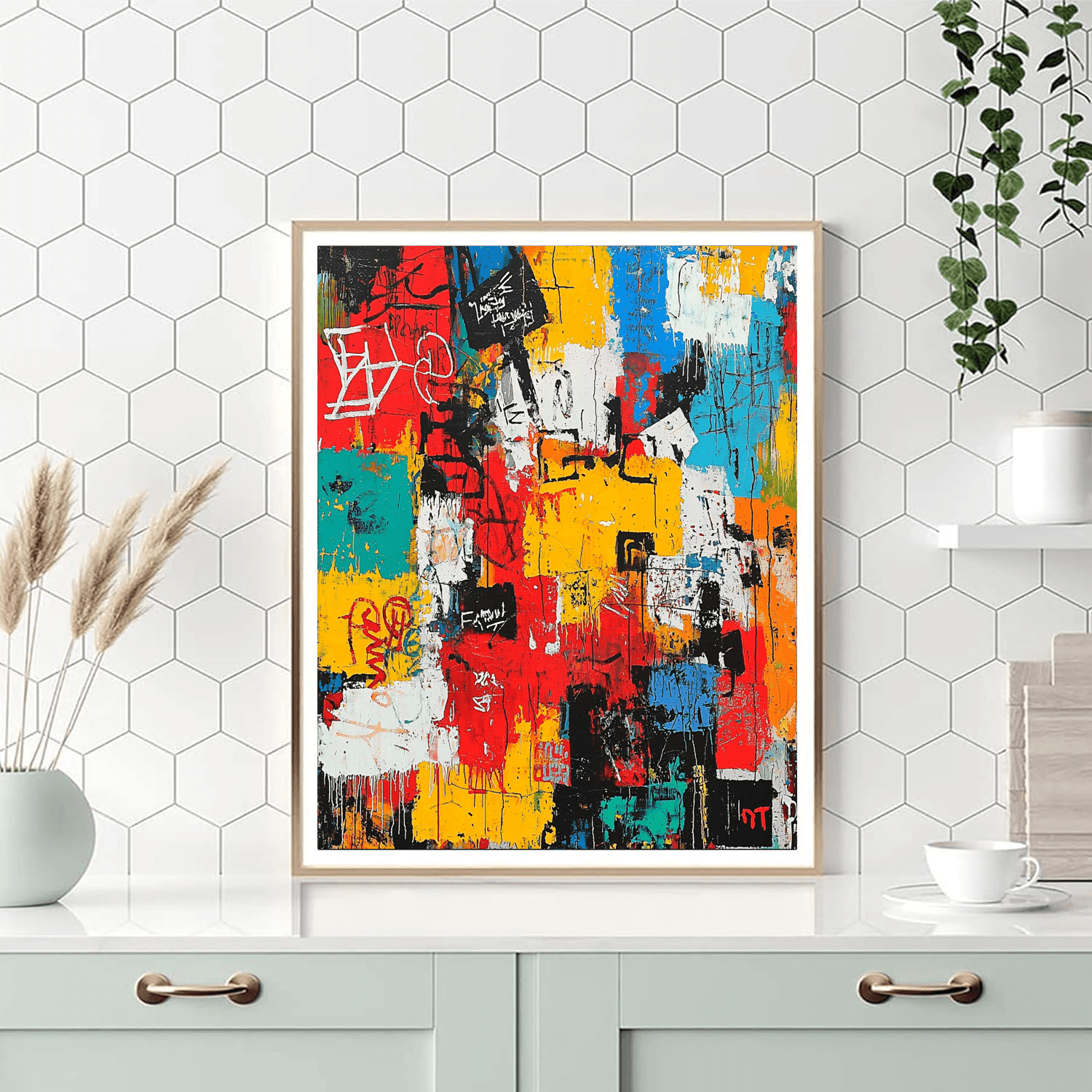 Jean-Michel Basquiat Inspired Eclectic Vibes  Paint By Numbers Kits