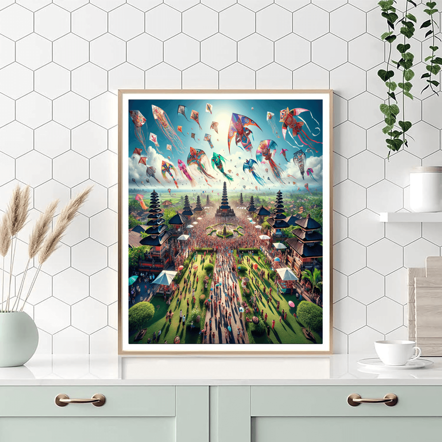 Balinese Kite Festival Paint By Number