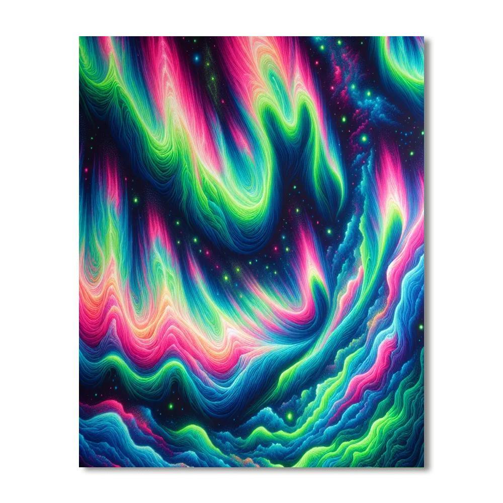 Majestic Aurora Tapestry Paint By Number