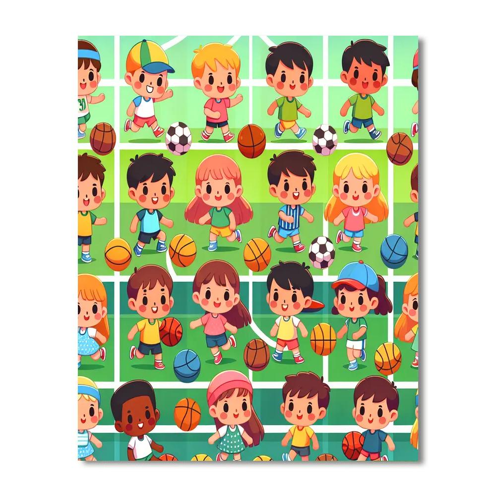 Sports Star Extravaganza Paint By Number