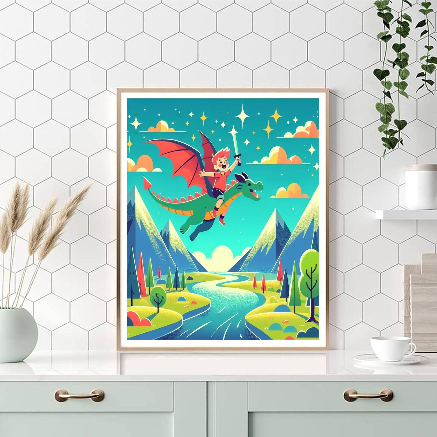 Dragon Valley Excursion Paint By Numbers