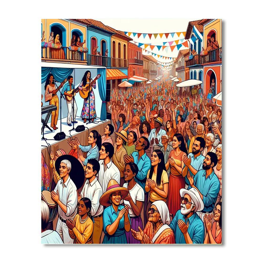 Fiesta De La Musique Paint By Number