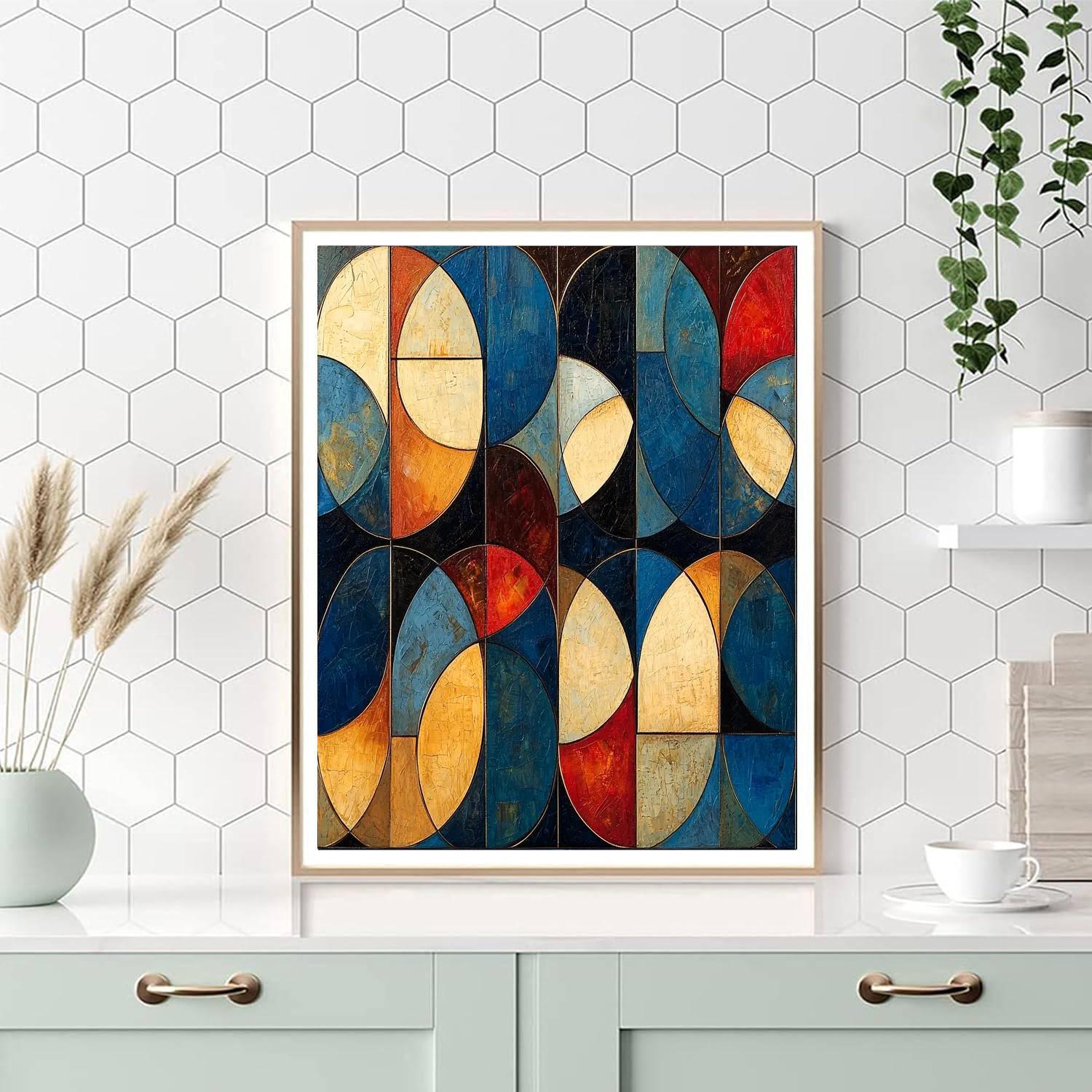 Paul Klee Inspired The Harmony Of Shapes  Paint By Number