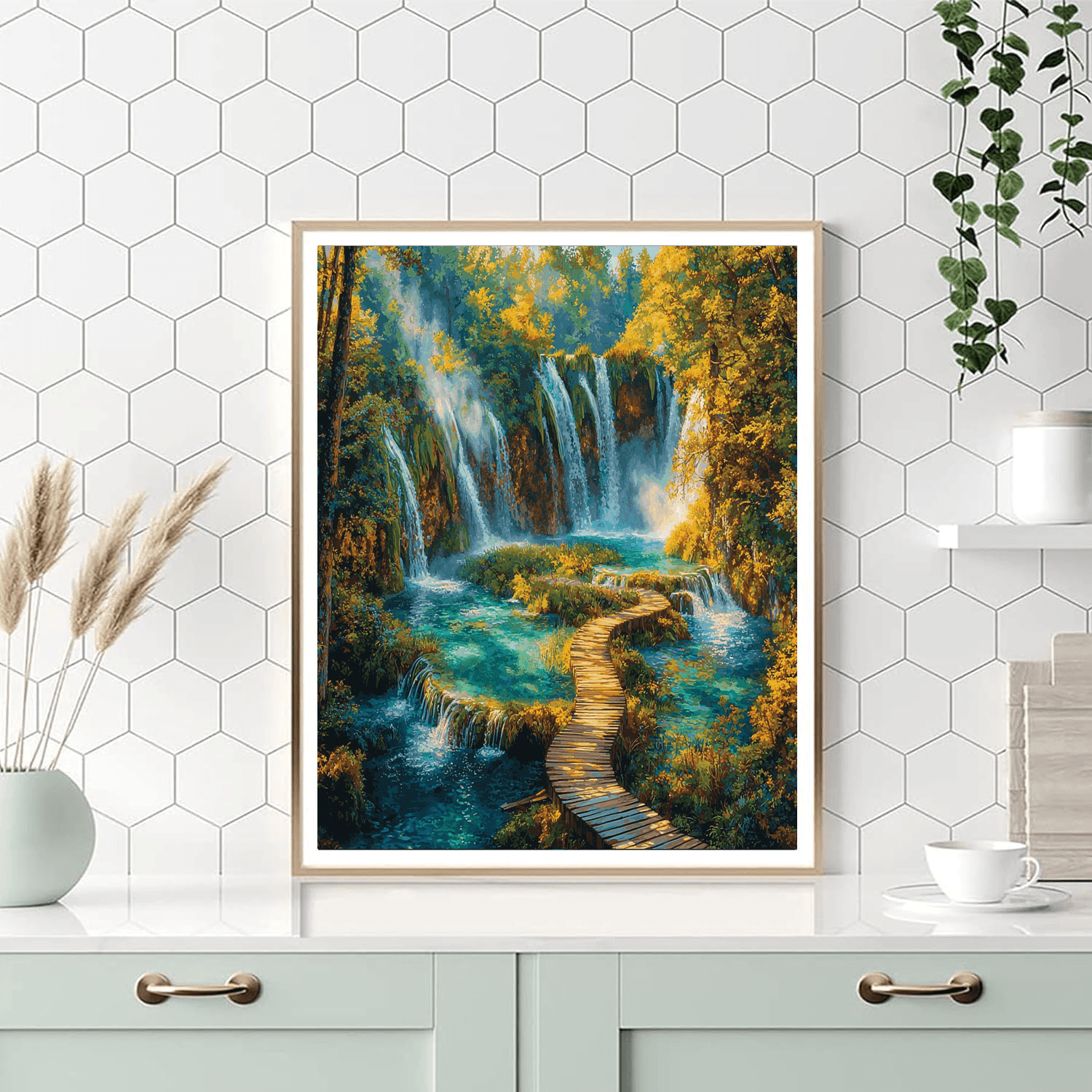 Plitvice Lakes National Park - Plitvička Jezera Paint By Numbers Kits