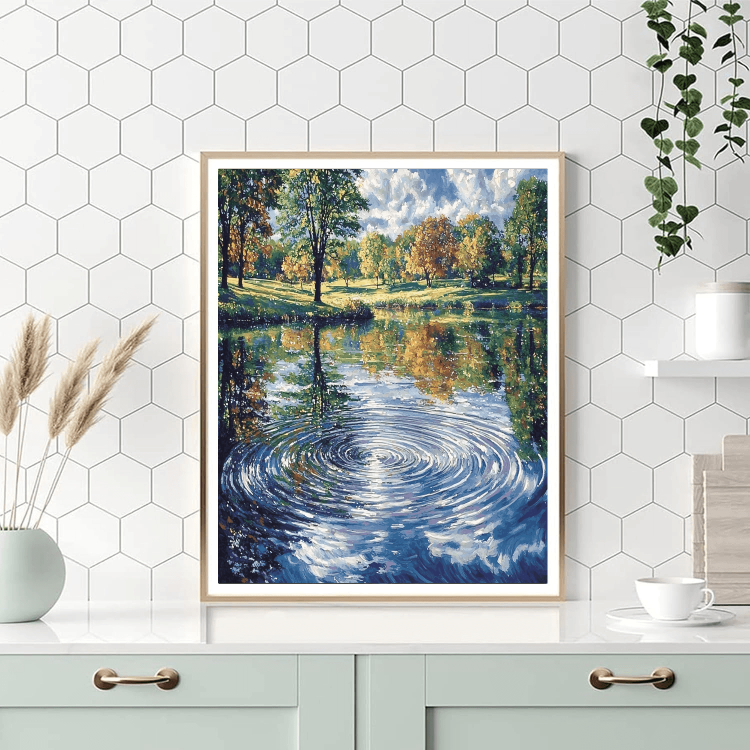 Claude Monet Inspired A Day At The Lake  Paint By Numbers Kits