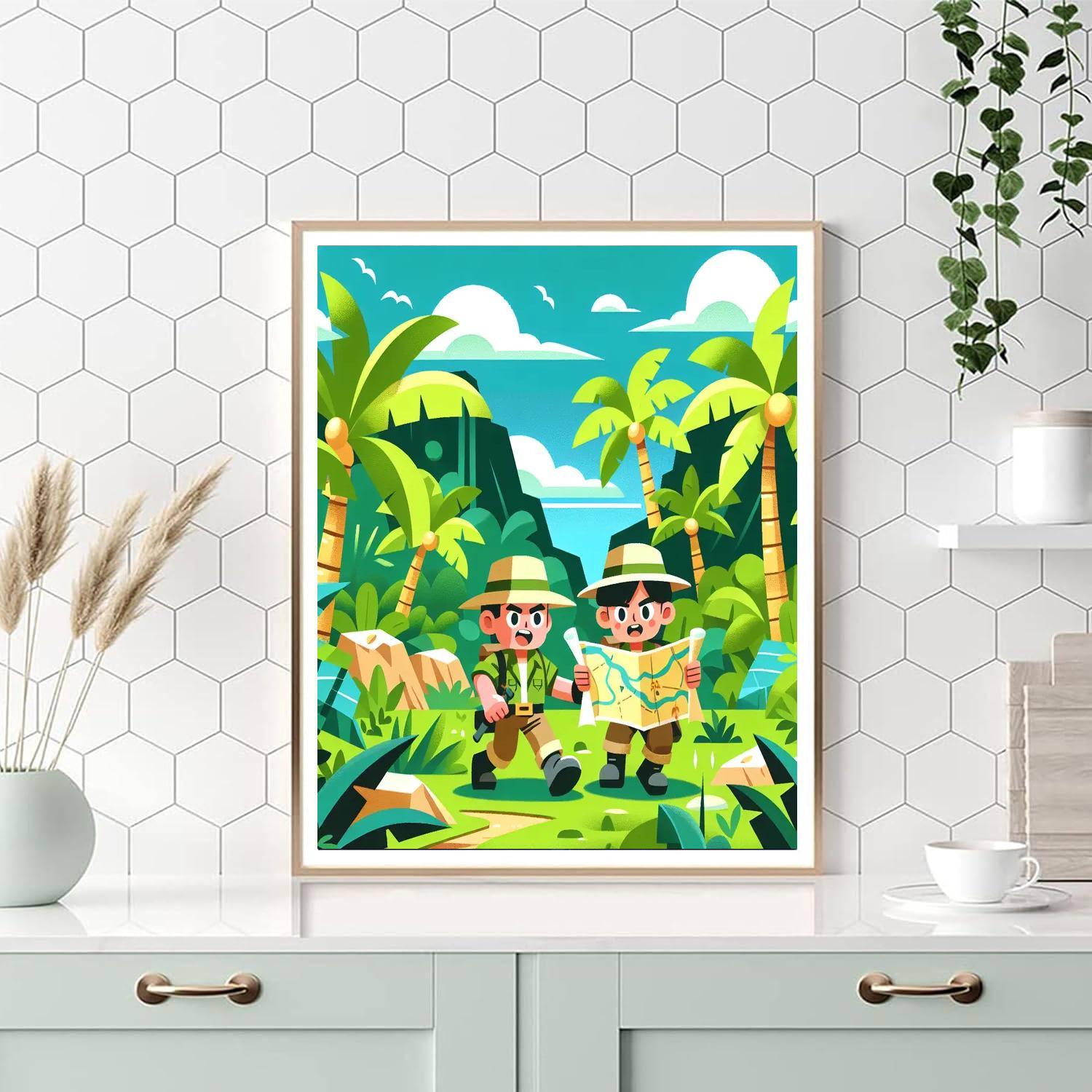 Treasure Hunters DIY Paint By Numbers