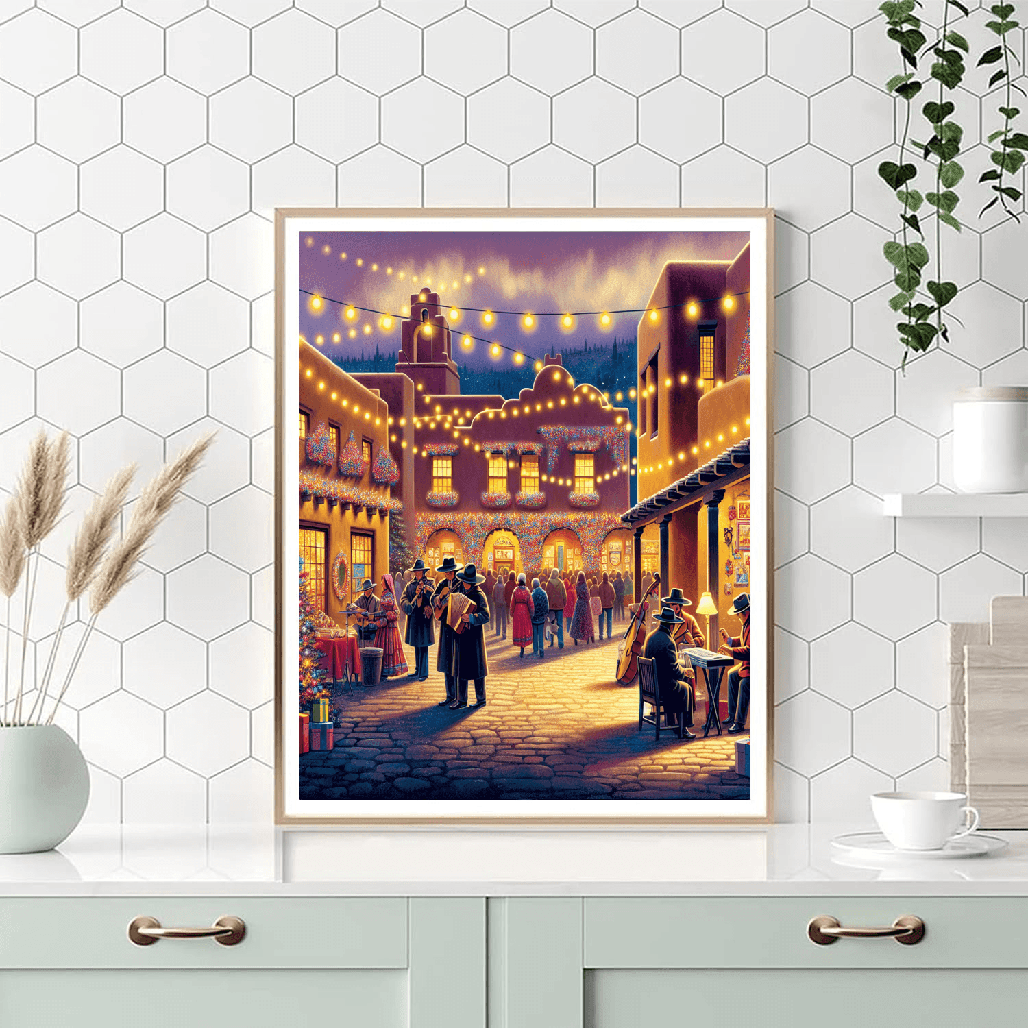 Albuquerque Old Town Holiday Festival - Usa Paint By Numbers Art