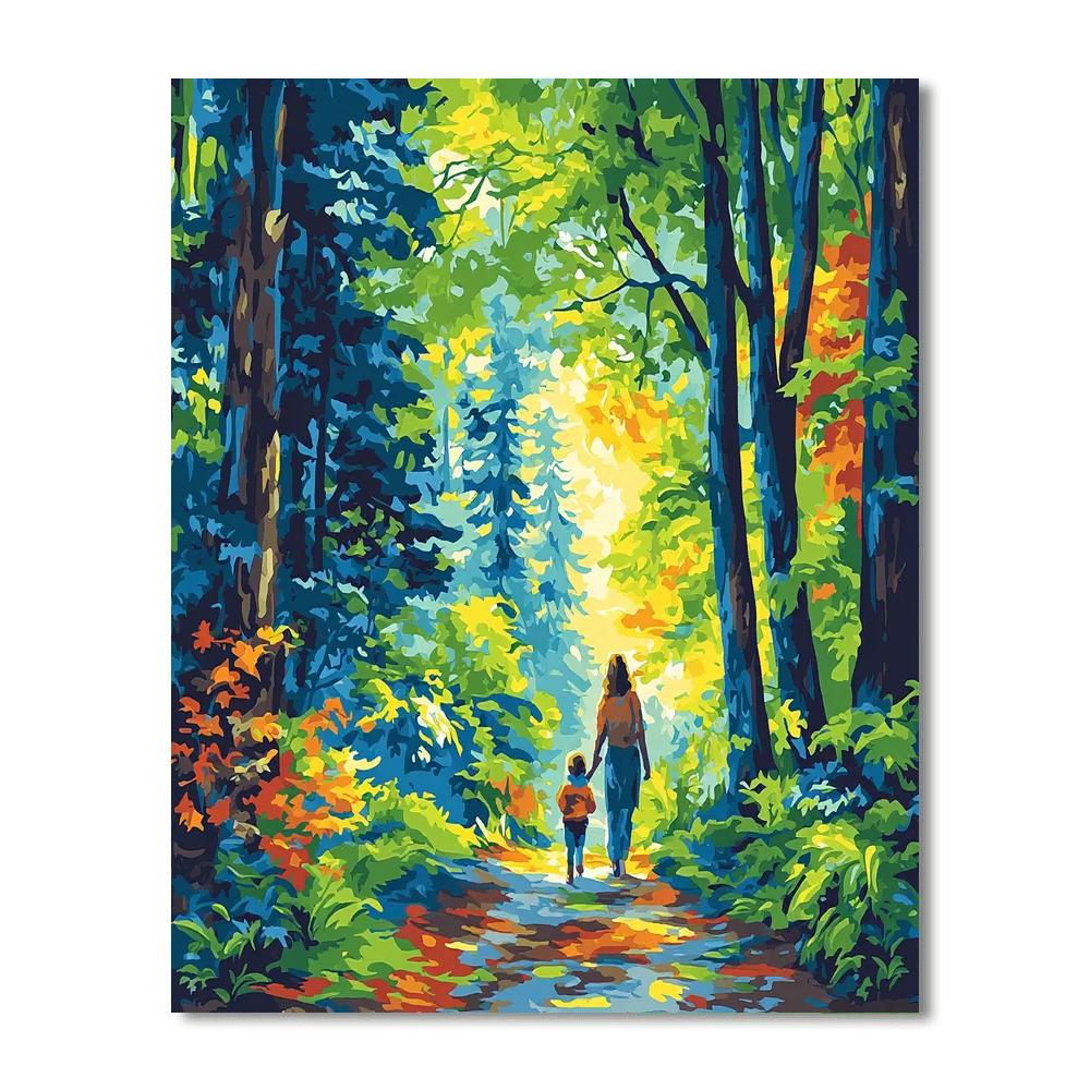 Mommy's Little Adventurer Number Painting