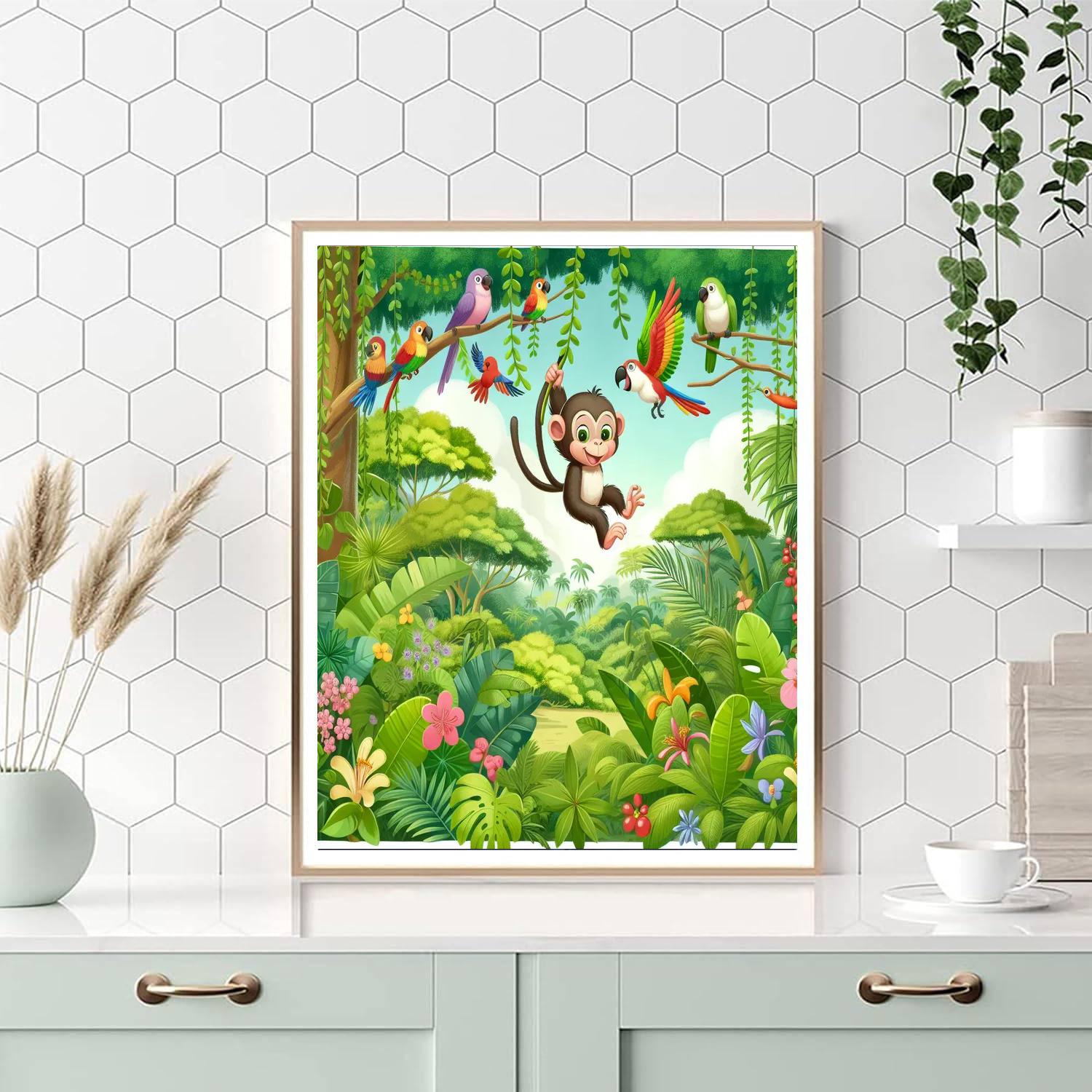 Rainforest Exploration Quest Numbered Painting Kits