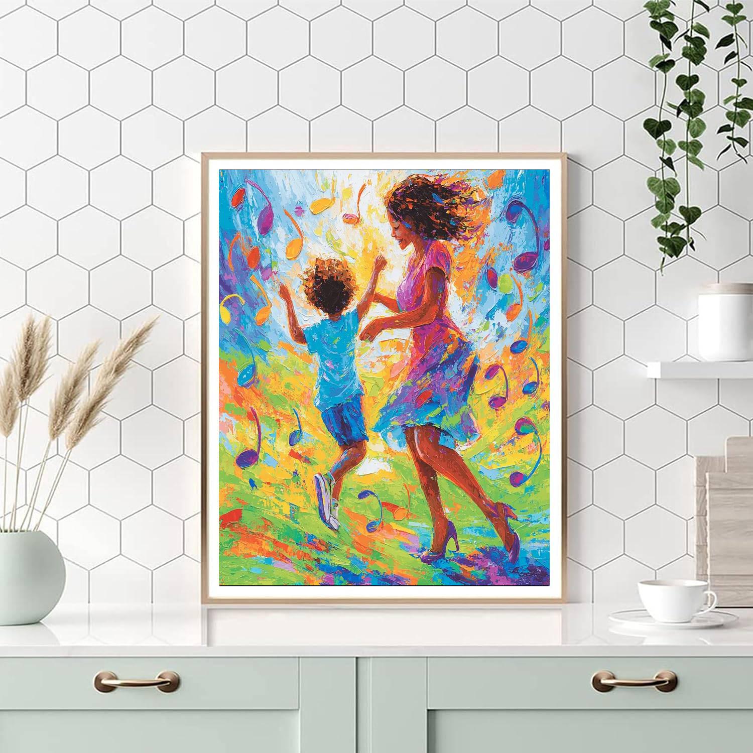 Mom's Musical Moments Painting Number Kit