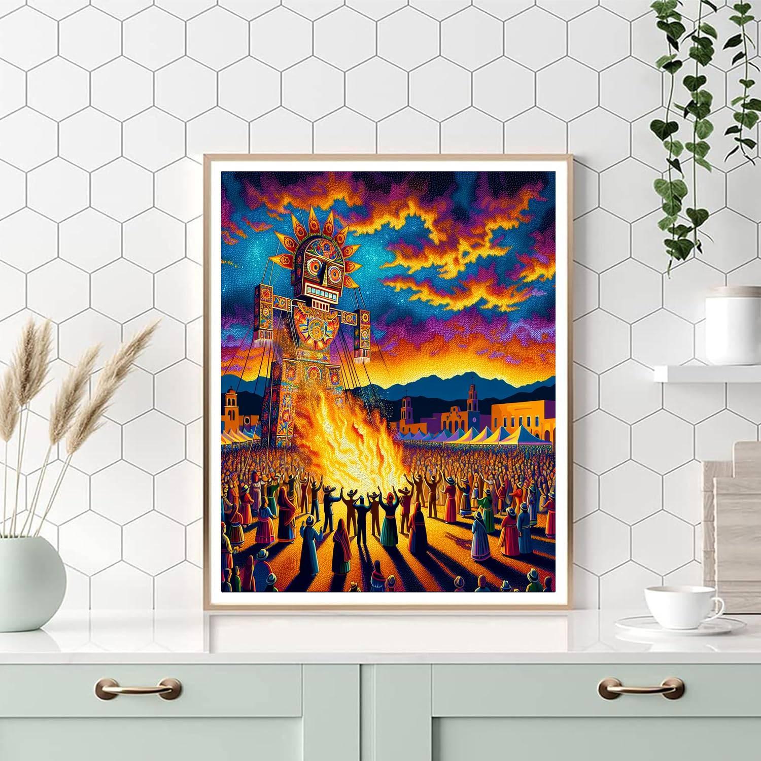 Zozobra - Usa DIY Paint By Numbers