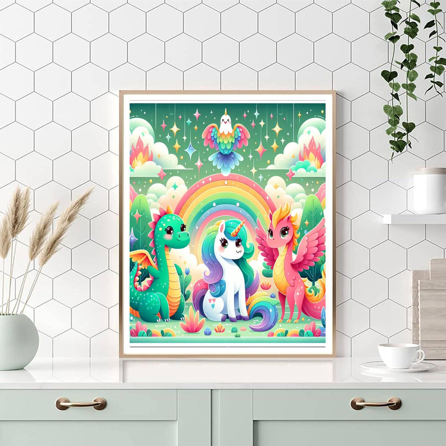 Magical Pets Paint By Numbers