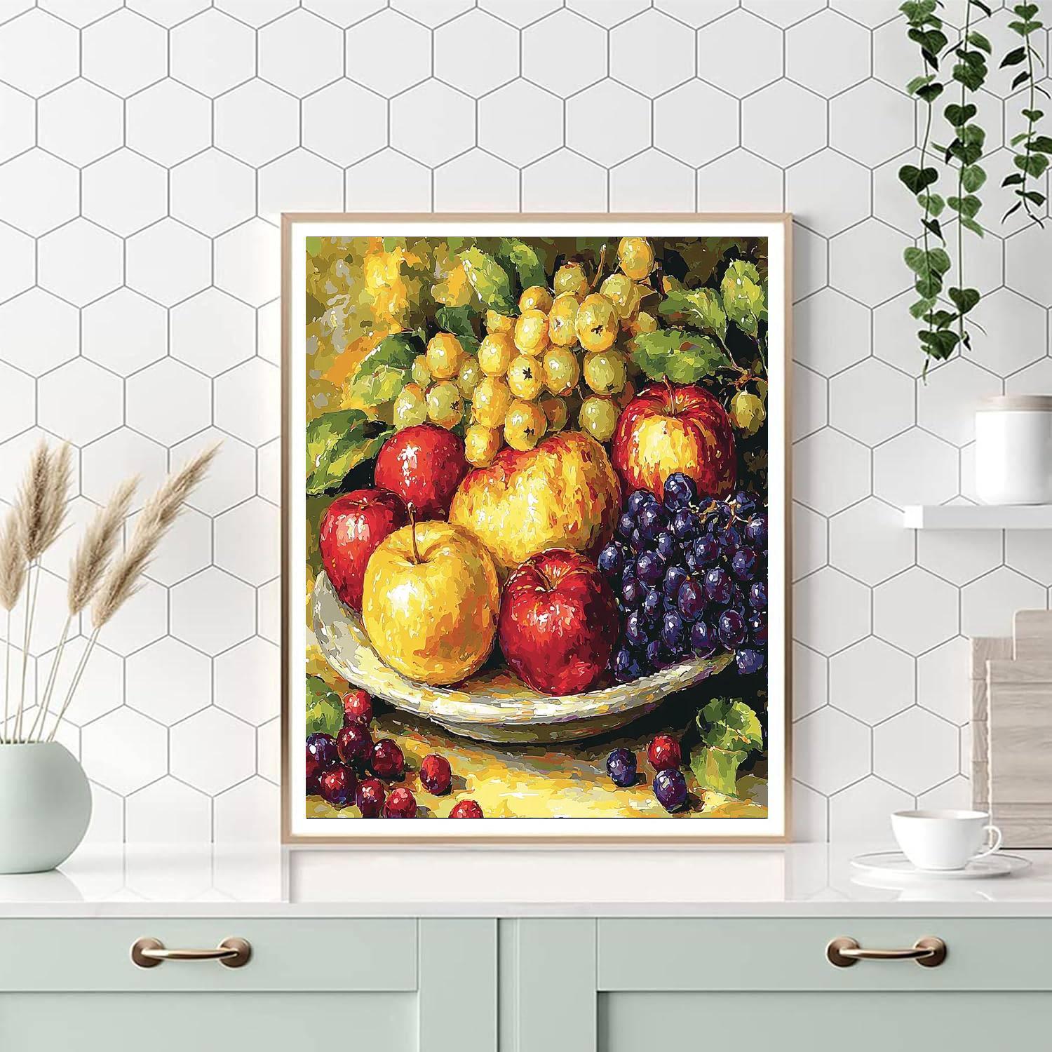 Paul Cézanne Inspired Joyful Fruits  Paint By Number