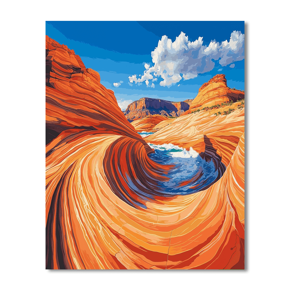 The Wave Paint By Number