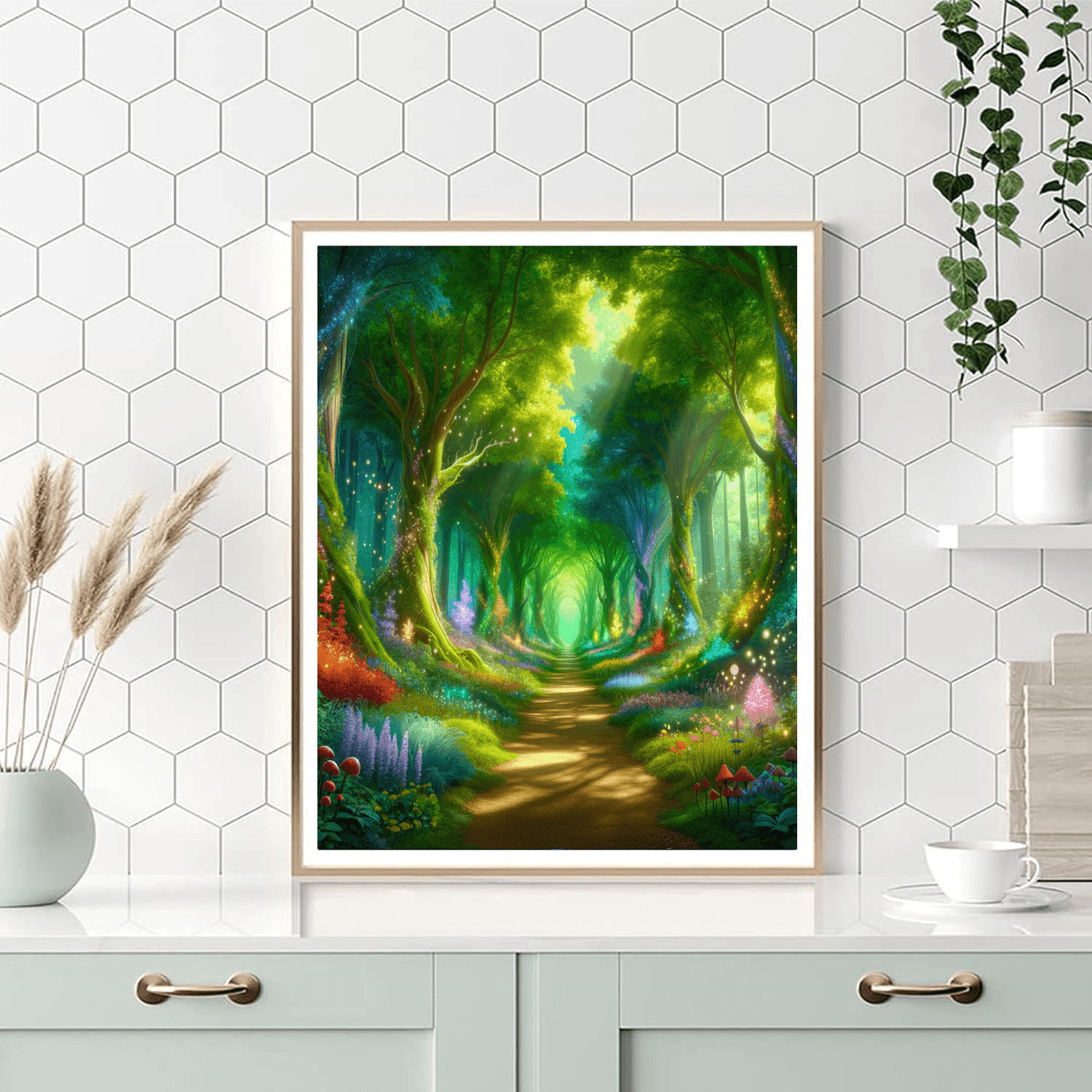 Magical Enchanted Woods Paint By Numbers Art