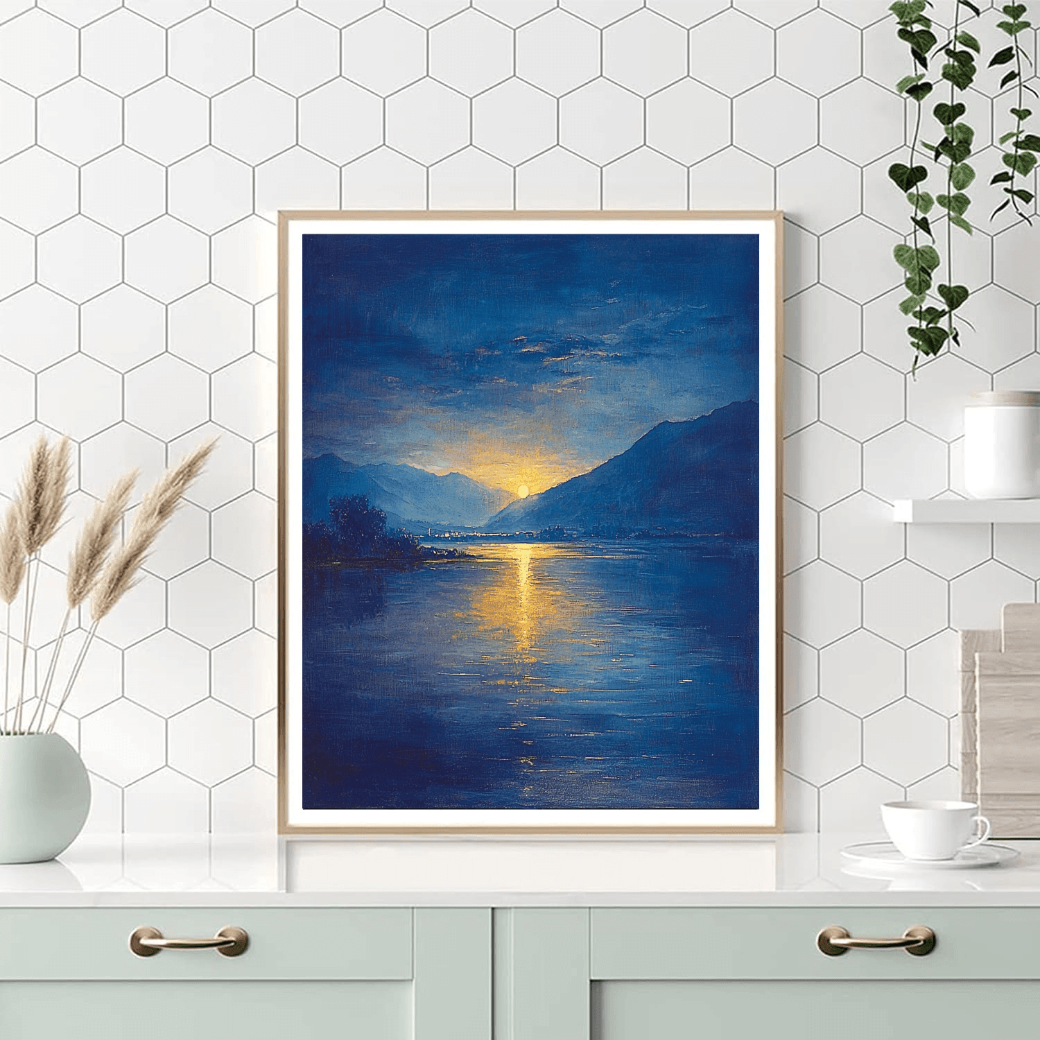 J.M.W. Turner Inspired The Magic Of Nightfall  Paint By Numbers Art