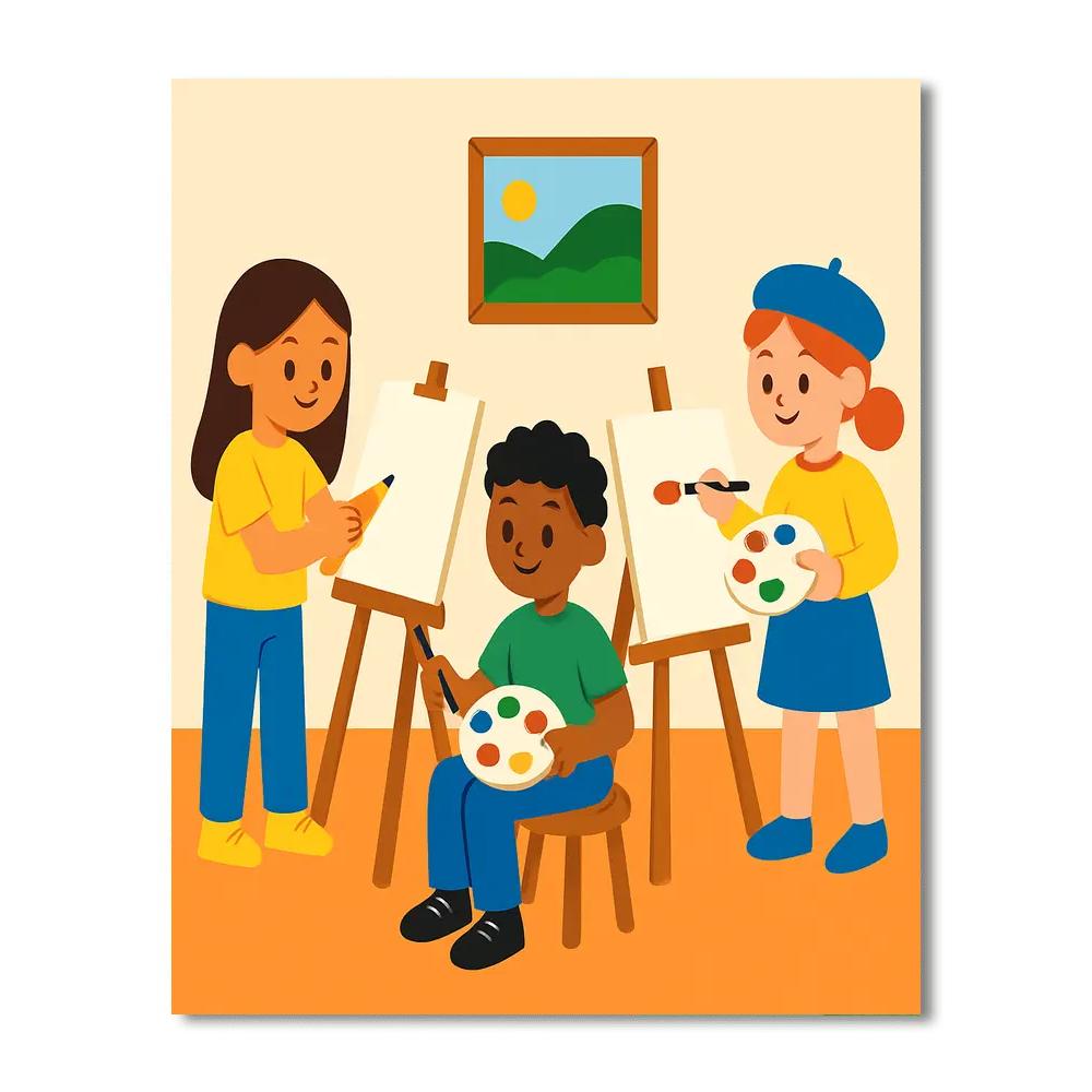 Artistic Journey Paint By Numbers Art