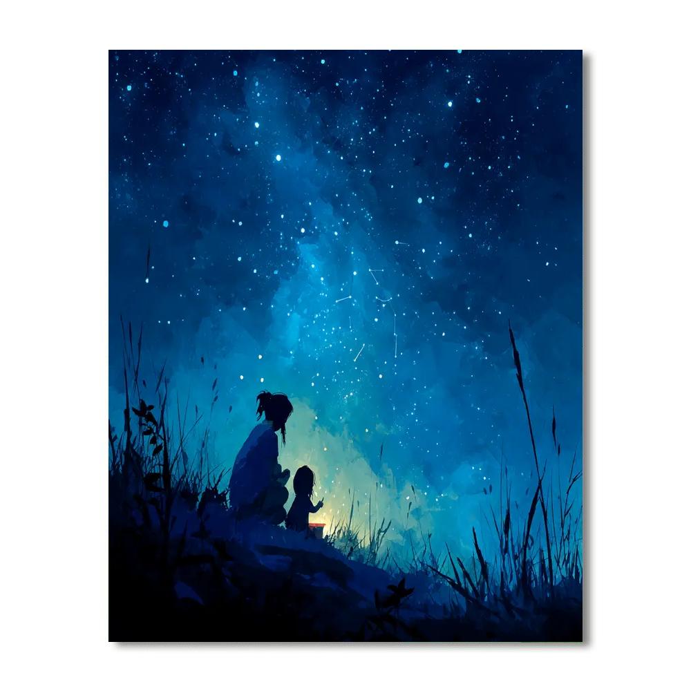 Guided By Motherly Stars Paint By Number