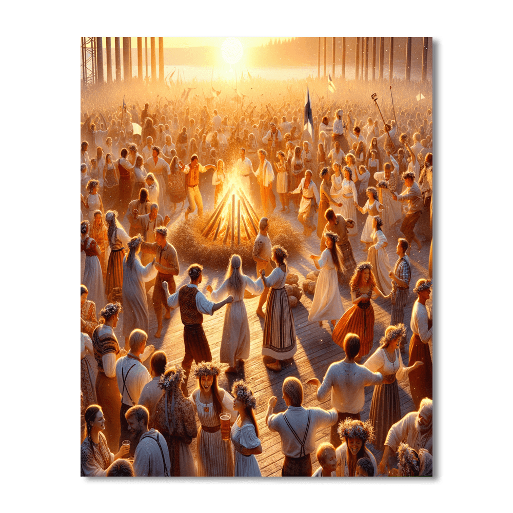 Midsummer Festival - Helsinki Paint By Number