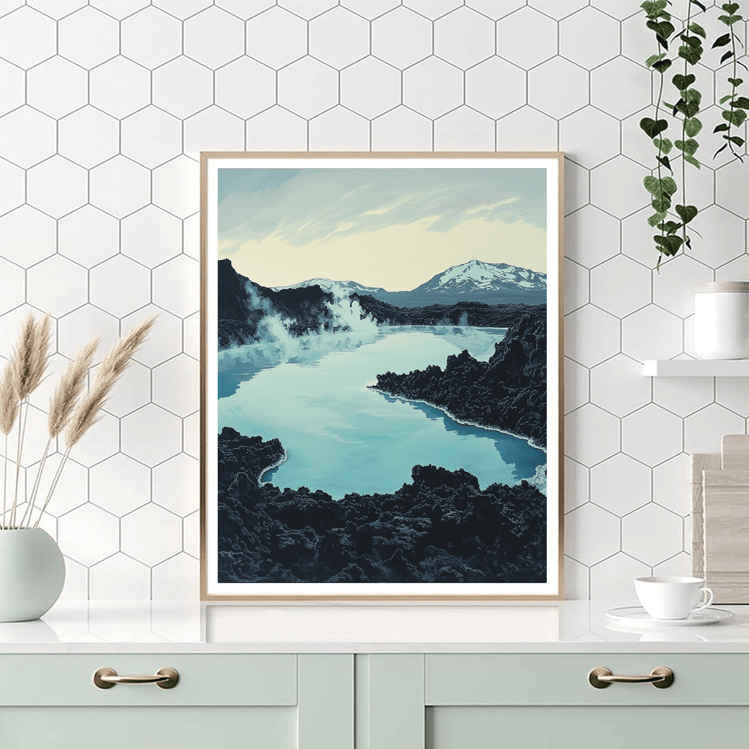 Blue Lagoon - Iceland DIY Paint By Numbers