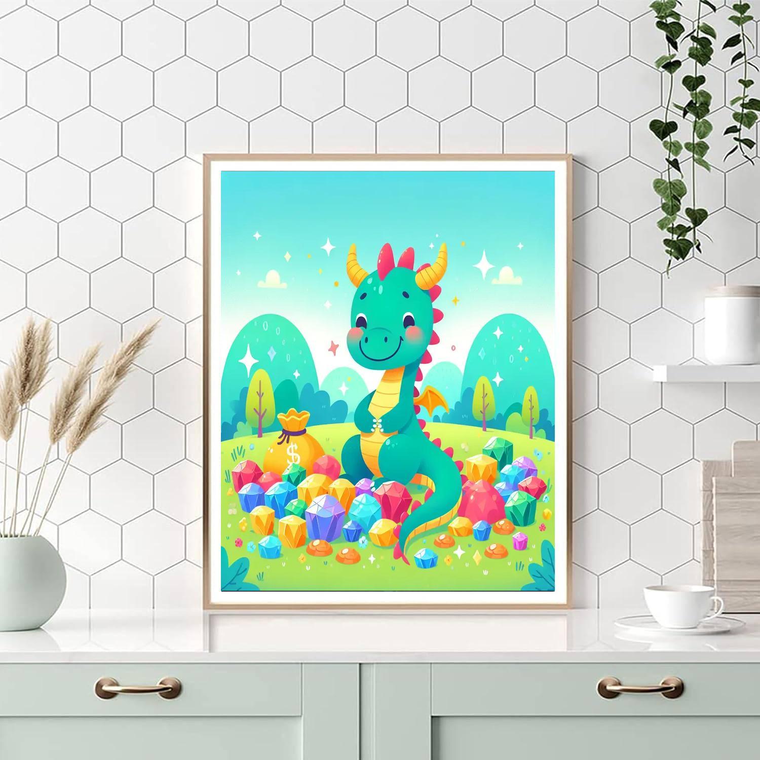 Playful Dragon Quest Paint By Color