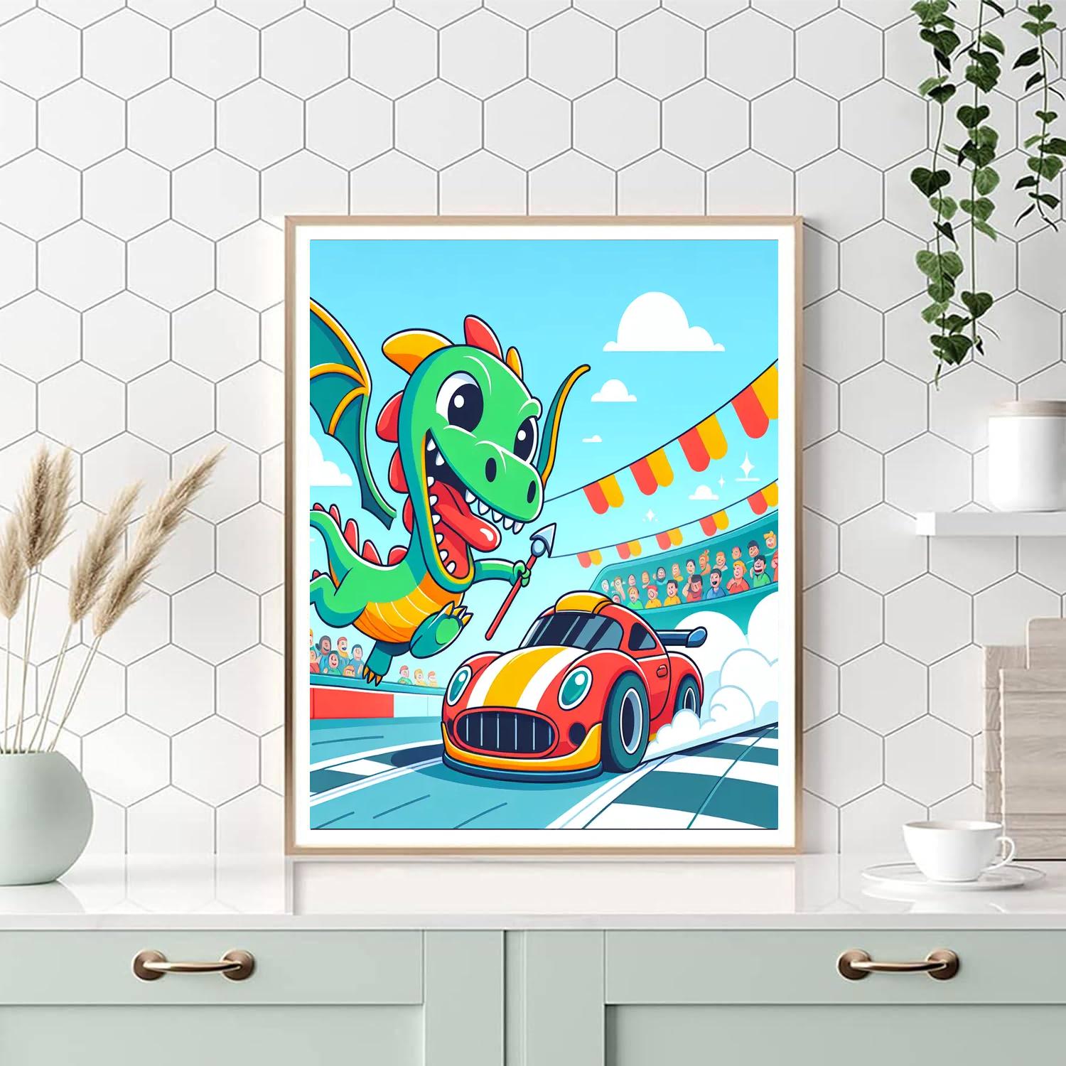 Fantasy Racing League Painting Number Kit