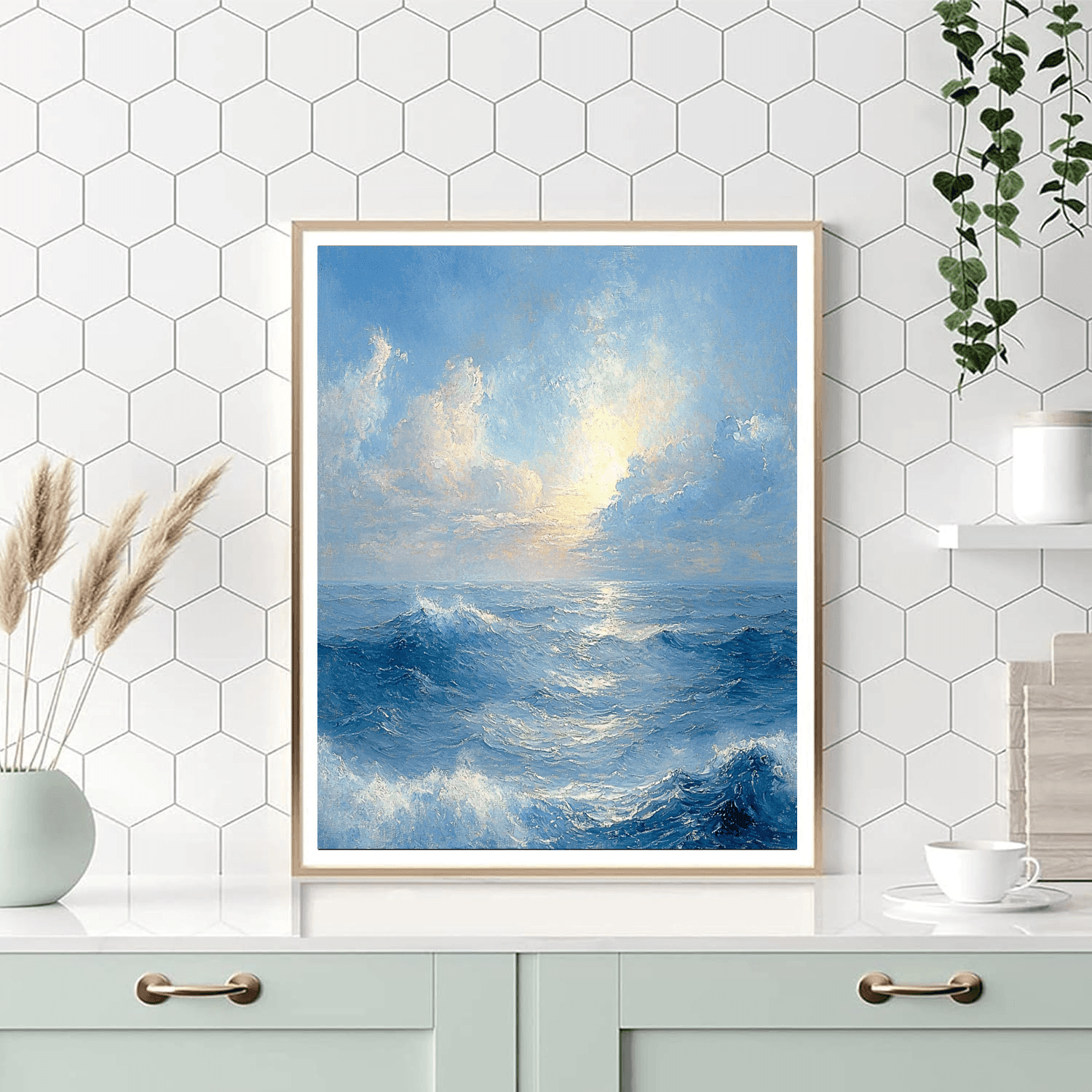 J.M.W. Turner Inspired Whispering Waves  Paint By Numbers Art